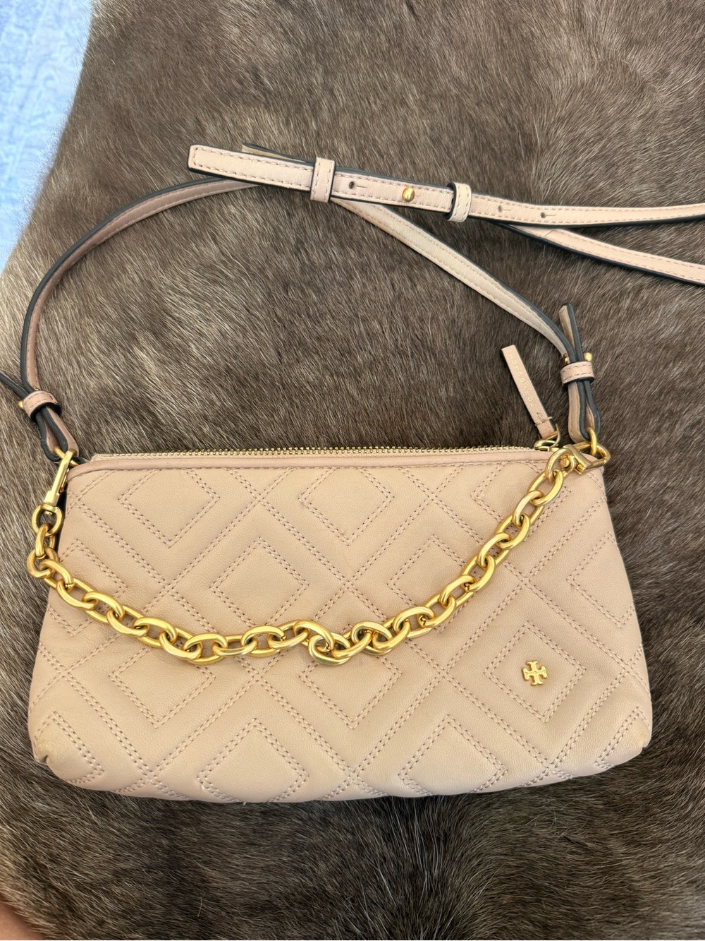 Tory Burch Fleming Leather Crossbody/Shoulder Bag